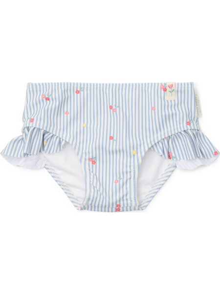 Little Dutch Sunny Flowers Αντηλιακό UV Βρεφικό Μαγιό για Κορίτσι Γαλάζιο LD-CL25038817
