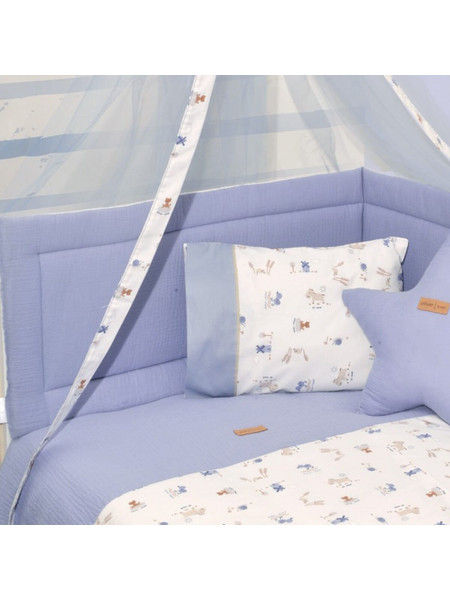 Baby Oliver Des 414 Πάντα Κούνιας Γαλάζιο 34x210cm