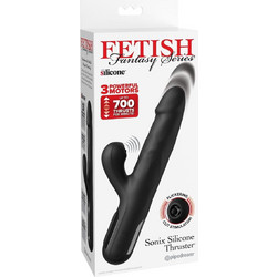 Pipedream Fantasy For Her Super Sonix Thruster Δονητής Rabbit 22cm Μαύρος