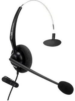 Vbet VT2000NC Mono On Ear Ακουστικό Υπολογιστή με Μικρόφωνο & USB-A