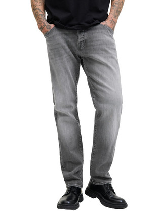 Jack & Jones Ανδρικό Τζιν Παντελόνι Ελαστικό Κανονική Εφαρμογή Γκρι 12278235