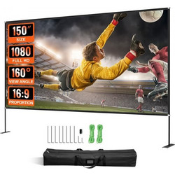 Vevor Stand Οθόνη Προβολής Projector Δαπέδου 16:9 336x190cm / 150"