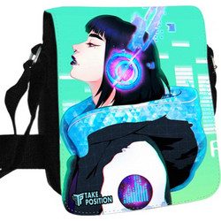 Takeposition Music Ανδρική Τσάντα Ώμου / Χιαστί Τιρκουάζ 984-7589