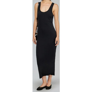 Semi Couture Midi Καλοκαιρινό Καθημερινό Φόρεμα Μαύρο Y5SJ55