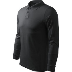 Malfini Ανδρική Αθλητική Μπλούζα Polo Ανθρακί MLI-21194