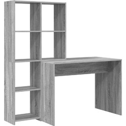 vidaXL Γραφείο Ξύλινο με Βιβλιοθήκη 138.5x55x143cm 3337254
