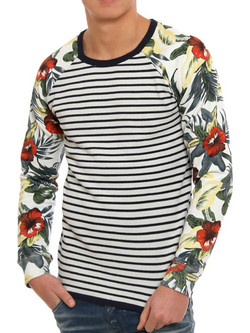 Scotch & Soda Ανδρικό Φούτερ Πολύχρωμο 1501026-0036