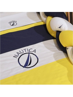 Nautica Des 917 Σετ Κούνιας Beige/Navy Blue 2τμχ