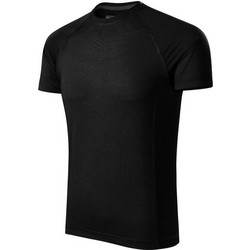 Malfini Ανδρικό Αθλητικό T-Shirt Μαύρο MLI-17501