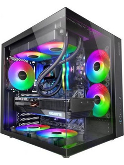 Mars Gaming MCV-One Black Gaming Midi Tower Κουτί Υπολογιστή με Πλαϊνό Παράθυρο