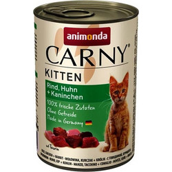 Animonda Carny Kitten with Beef, Chicken & Rabbit 400g