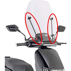 Givi A9400A Κιτ Τοποθέτησης Ζελατίνας Μηχανής για Sunra Robo-S '21-'24 GIVSUNZEL01