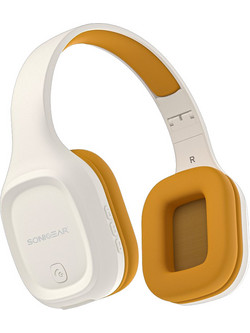 SonicGear Airphone 5 Ασύρματα Bluetooth Ακουστικά Over Ear Creme