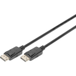 Digitus Καλώδιο DisplayPort 1.2 to DisplayPort Male 2m Black DB-340100-020-S