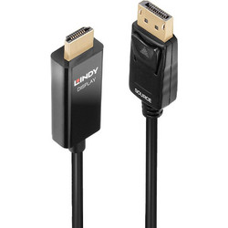 Lindy Καλώδιο DisplayPort 1.2 to HDMI Male 3m Black 40927