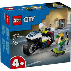 Lego City Police Motorcycle Chase για 4+ Ετών 60455