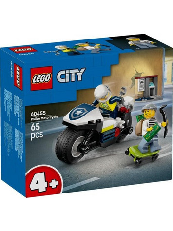 Lego City Police Motorcycle Chase για 4+ Ετών 60455