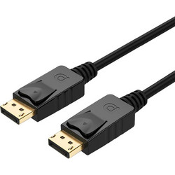 Unitek Καλώδιο DisplayPort 1.2 to DisplayPort Male 3m Black Y-C609BK