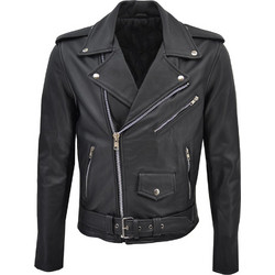 Leather 100 Ανδρικό Μπουφάν Χειμωνιάτικο Δερμάτινο Μαύρο 37-M-NEW-PERF