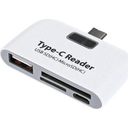 T-639 Card Reader USB-C για SD / microSD