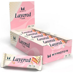 Myprotein Layered Protein Bar Vanilla Birthday Cake 60gr 12τμχ