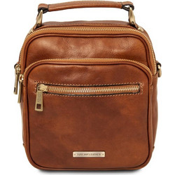 Tuscany Leather Paul Δερμάτινη Ανδρική Τσάντα Ώμου / Χιαστί Rusted TL142457