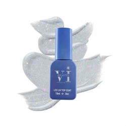 Mixcoco Beauty VI Disco Rainbow Flake Ημιμόνιμο Βερνίκι Νυχιών 15ml
