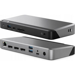 Alogic DUPRMX3-WW USB-C Docking Station με DisplayPort PD Ethernet