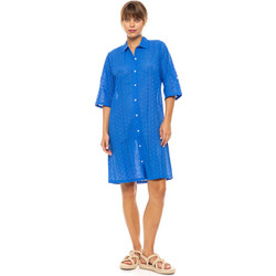 Pink Label Γυναικείο Φόρεμα Παραλίας Κοντό Royal Blue BN-303