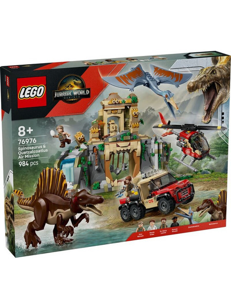 Lego Jurassic World Spinosaurus & Quetzalcoatlus Air Mission για 8+ Ετών 76976
