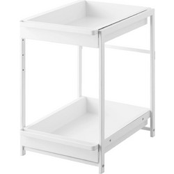 Yamazaki 1460 Ραφιέρα Μεταλλική 2 Θέσεων 6x30.4x45.3cm