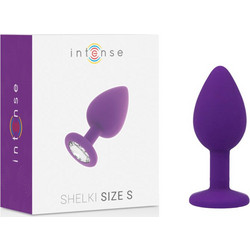 Intense Shelki Small Πρωκτική Σφήνα Diamond Plug 7.2cm Μωβ D-216053