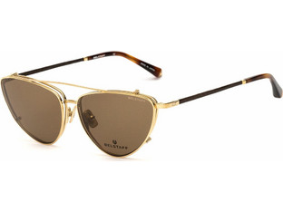 Belstaff DELMERE-DORADO-W Γυναικείος Σκελετός Γυαλιών Οράσεως με Clip-On Μεταλλικός Χρυσός Μαύρος