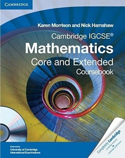 Math Coursework Igcse Cambridge IGCSE Mathematics Core and Extended Coursebook with CD-ROM ...