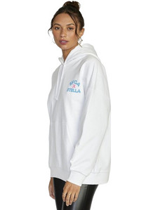 RVCA Γυναικείο Φούτερ Oversized με Κουκούλα & Τσέπες Άσπρο F3HORARVF2