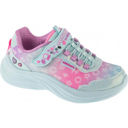 Skechers Power Jams Παιδικά Sneakers Πράσινο Mint Ροζ 302199L-AQMT