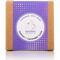 Naucrate Lemon & Lavender Love Bath Bomb 120gr