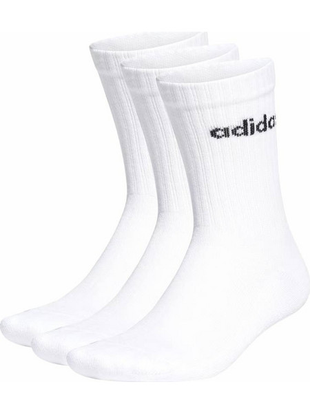 Adidas Ανδρικές Κάλτσες Ψηλές Λευκές 3Pack HT3455