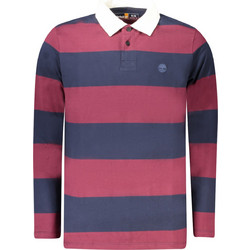 Timberland Ανδρική Μπλούζα Polo Μακρυμάνικη Κόκκινη TB0A5NA6ROA6D