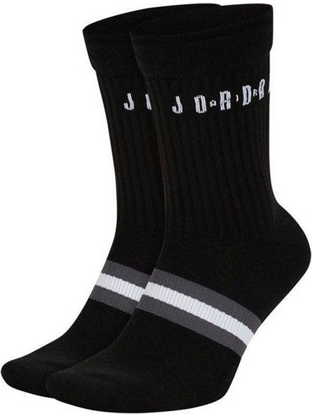 Jordan Legacy Ανδρικές Κάλτσες Ψηλές με Σχέδια Μαύρες 2Pack SK0025-010
