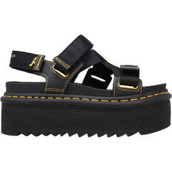 Dr. Martens Καλοκαιρινές Γυναικείες Πλατφόρμες Ψηλές Μαύρες 27351001
