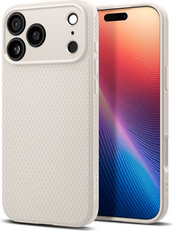 Spigen Liquid Air Back Cover Natural Titanium (iPhone 17 Pro)