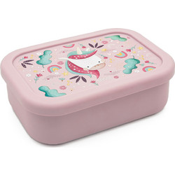 Sassi Sparkly The Unicorn Παιδικό Δοχείο Φαγητού Σιλικόνης Ροζ 650ml