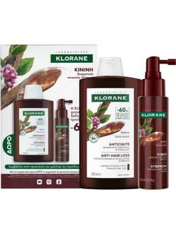 Klorane Quinine Σετ Σαμπουάν 200ml & Serum 100ml κατά της Τριχόπτωσης 2τμχ