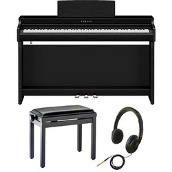 Yamaha CLP-825B Clavinova Set Ηλεκτρικό Πιάνο Όρθιο με 88 Βαρυκεντρισμένα Πλήκτρα Black