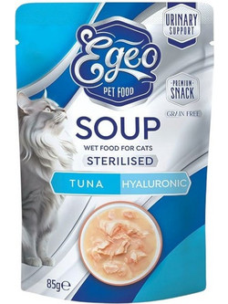 Egeo Pet Food Soup Sterilised with Tuna Hyaluronic 85gr