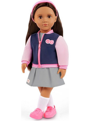 Our Generation Marisol with School Outfit & Bomber Jacket