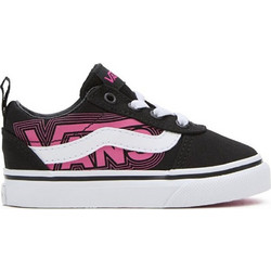 Vans Ward Παιδικά Sneakers Μαύρα Φούξια VN0A3QU1PIB1