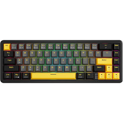Marvo KG964 Μηχανικό Gaming Πληκτρολόγιο 65% με Magnetic Διακόπτες RGB Grey Black