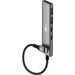 Goobay 76563 USB Hub 3.0 USB-C με 4 Θύρες USB-A / USB-C